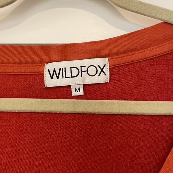 Wildfox Red California Cropped Sweatershirt size Medium - Picture 2 of 3